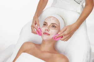 higienizar rostro y cuello